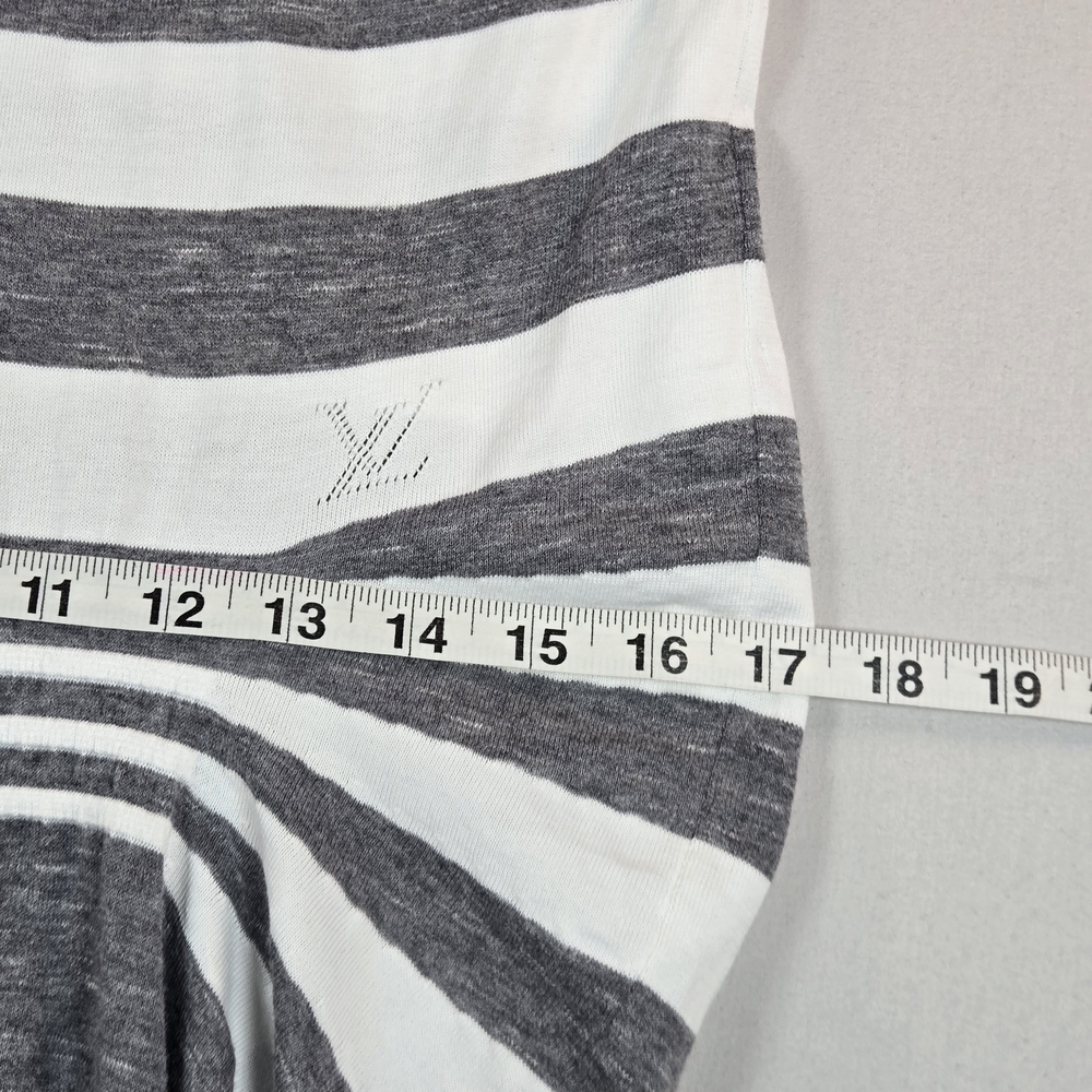 Louis Vuitton Striped Ruched Cotton Dress - Size Small - Picture 11 of 11